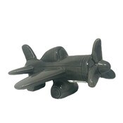 Wholesale - 8X3.5" LIGHT GREY AIRPLANE, UPC: 746194801800